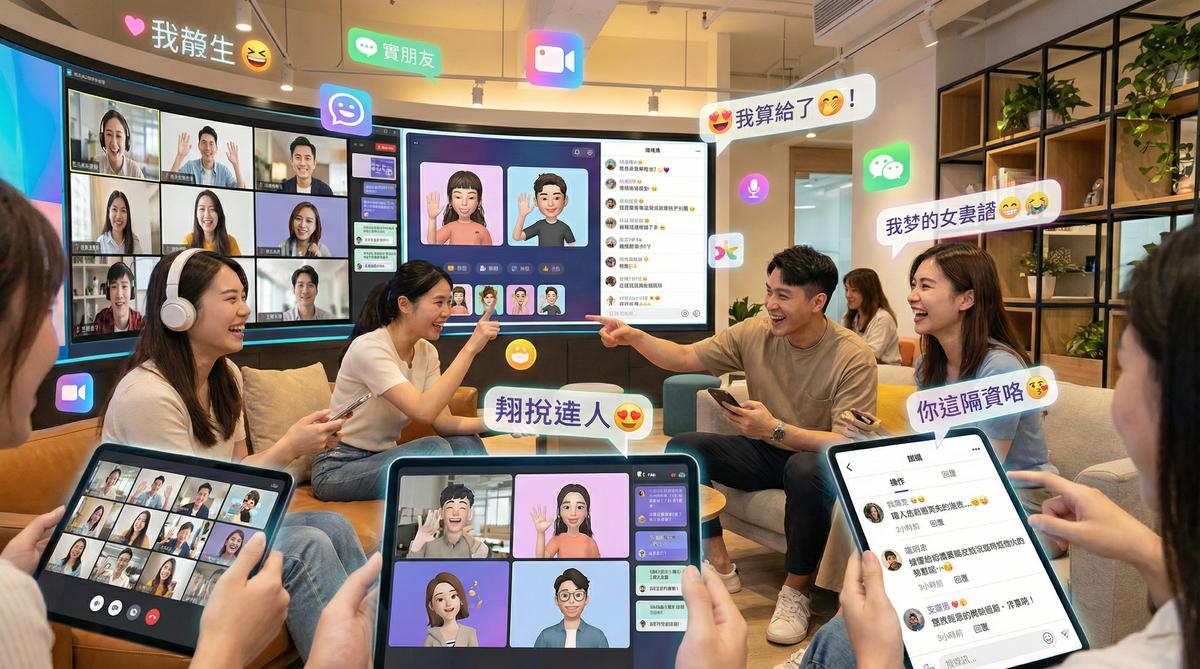 熟女人妻甜心社区互动场景